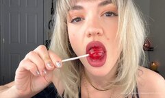 Spit Fetish W LollyPop POV