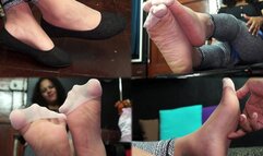 Erika audition in reinforced toe - MOV