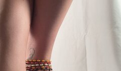 A Shoejob Dream comes true - Inshoe Cockcrush, shoejob and CBT in summer sandals - painted toenails - side - 4k