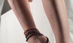 A Shoejob Dream comes true - Inshoe Cockcrush, shoejob and CBT in summer sandals - painted toenails - side - HD