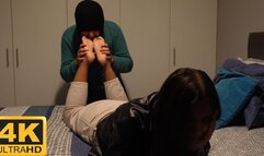 Worshipping feet and toes in the pose - Jamie Reese - 4k Video