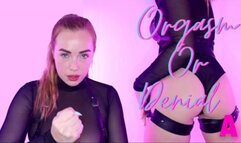 Orgasm Or Denial Option A