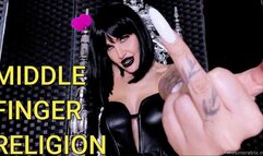 MIDDLE FINGER RELIGION