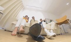 Henry and MIYA tramples on dwarves 360VR