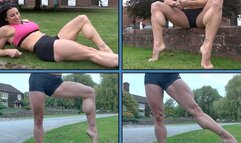 Gabby's Huge Calves Part 1