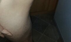 British Lad fucks Huge dildo in knickers for the FIRST TIME