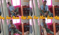 Sexy Izan Shows Off His Feet And Jerks Off