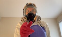 HAZMAT Dominatrix DEMANDS you Jerkoff!