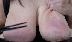 Big Boobs Paddled Red