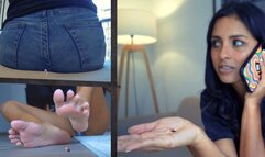 TOYING WITH THE TINY MAN - Giantess Enola ( FullHD)