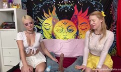 Handjob in Gloves with Massive Exploding Orgasm