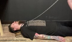 Cruel full body trampling in My black Vans