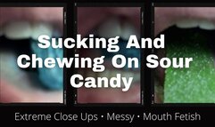 Sucking And Chewing On Candy