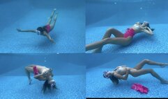 Nathalias Nude Underwater Swimming