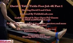David S Table Tickle Foot Job 4K Part 1
