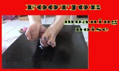 VIDEO REQUEST: FOOTJOB WHERE YOU CAN ONLY HEAR MOANING - POWERFUL SPLASH