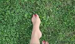 Clean My dirty feet, human mat!