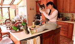 * 854x480p * Ankle Boots With Ankle Socks - One Shoe On One Shoe Off, Pt 1 - Mp4