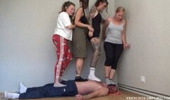 2246 Socks trampling with Noemie Lysa Jina Ozzora