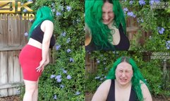 Flower Bush Allergy Sneeze Attack in 4K HD