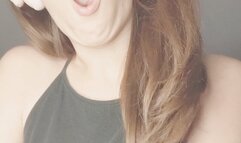 Yawning Stretching Tummy Tease Mouth Fetish