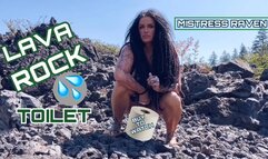 LAVA ROCK TOILET