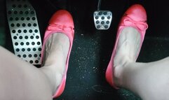 Coral Satin Flats On Pedals (mkv)