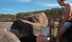 Extremely Risky Pounding Pussy On The Public Beach