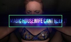 Magic bimbofication housewife cannot help herself