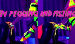 UV Pegging and Fisting with Mistress Morgan Scarlett and Maz Morbid