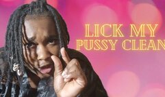 Lick My Pussy Clean
