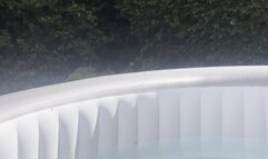 thick neoprene wetsuit latex panks snorkel cum in hot tub