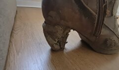 Kat Prepares Your Meal Under Her Dirty Muddy Boots