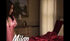 Milan's 19 Minute Nude Strip Tease & Nude Display