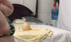 Neighbour has an ass crack fetish