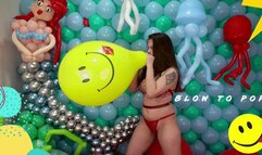 Alice Smiley Face Blow to Pop - 4K