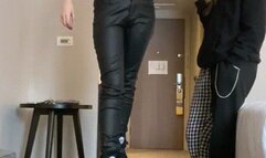 Double Domme Heavy Trampling & Humiliation Session - Findom Femdom Paypig