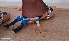 Kat Crushes and Walks All Over The Poor Helpless Man