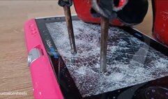 Kat Finishes Off the Tablet in her Very Sharp Well Worn Louboutin So Kates