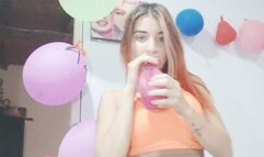 Blow balloon Big 18 no pop