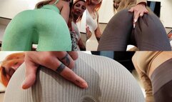 You're Leash Pet Who Has To Worship Three Butts - POV Triple Ass Worship Femdom (MP4 HD 1080p)