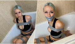 Lilly in: Spy Got Taped Up, Tape Wrap Gagged and Questioned! (FullHD)