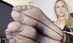 Degrading My Nylon Foot Bitch