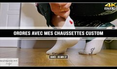 Ordres avec mes chaussettes custom 4K