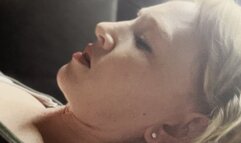 relaxing and smoking up close