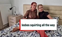 Lesbos squirting all the way: medium resolution