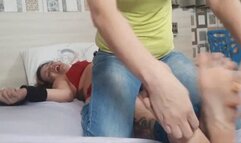 Ticklish Raquel - RAQUEL TEASED AND TICKLED - 4K