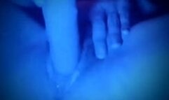 gothic nonbinary babes first fuck with new dildo