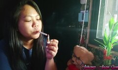 Chainsmoking in the morning