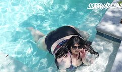 SSBBW Adeline Swimming in Paradise